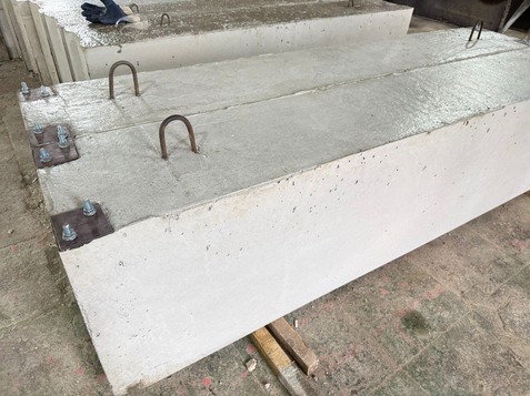 Фундаментный блок стеновой ФБС24.4.6-Т ( с закладными) ГОСТ 13579-2018