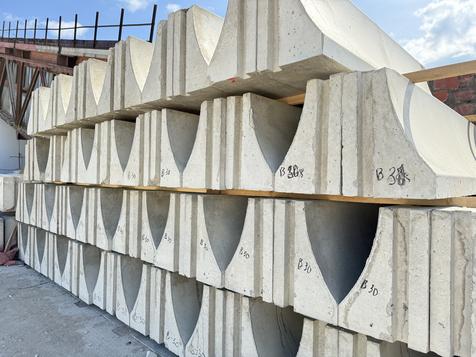 Блок ограждения Нью-Джерси (пустотные)